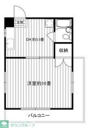 フルール佐伯の物件間取画像